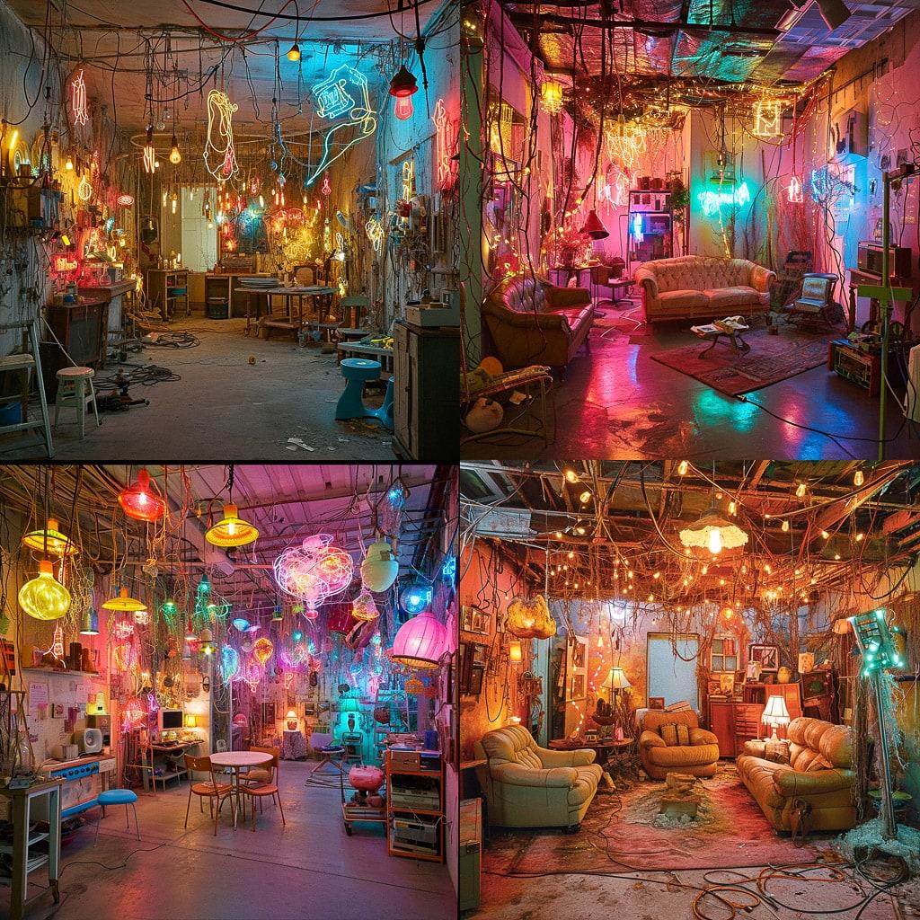 Jason Rhoades style, Midjourney V6, render 1 of 4
