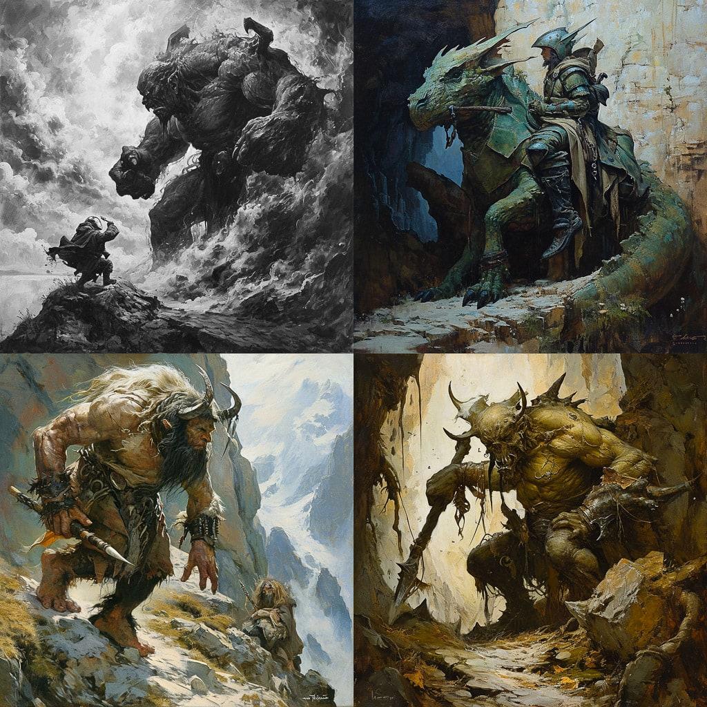 Jesper Ejsing style, Midjourney V6, render 1 of 4
