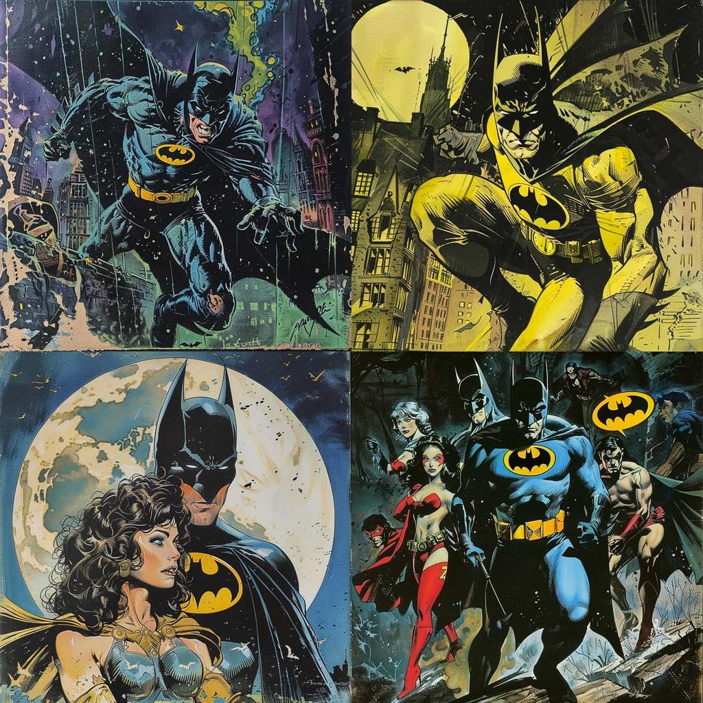 Jim Aparo style, Midjourney V6, render 1 of 4
