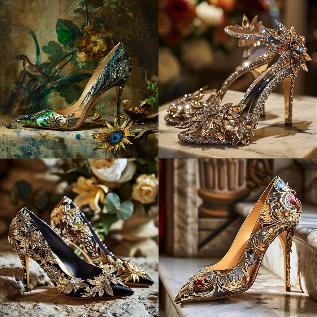 Jimmy Choo style, Midjourney V6, render 1 of 4
