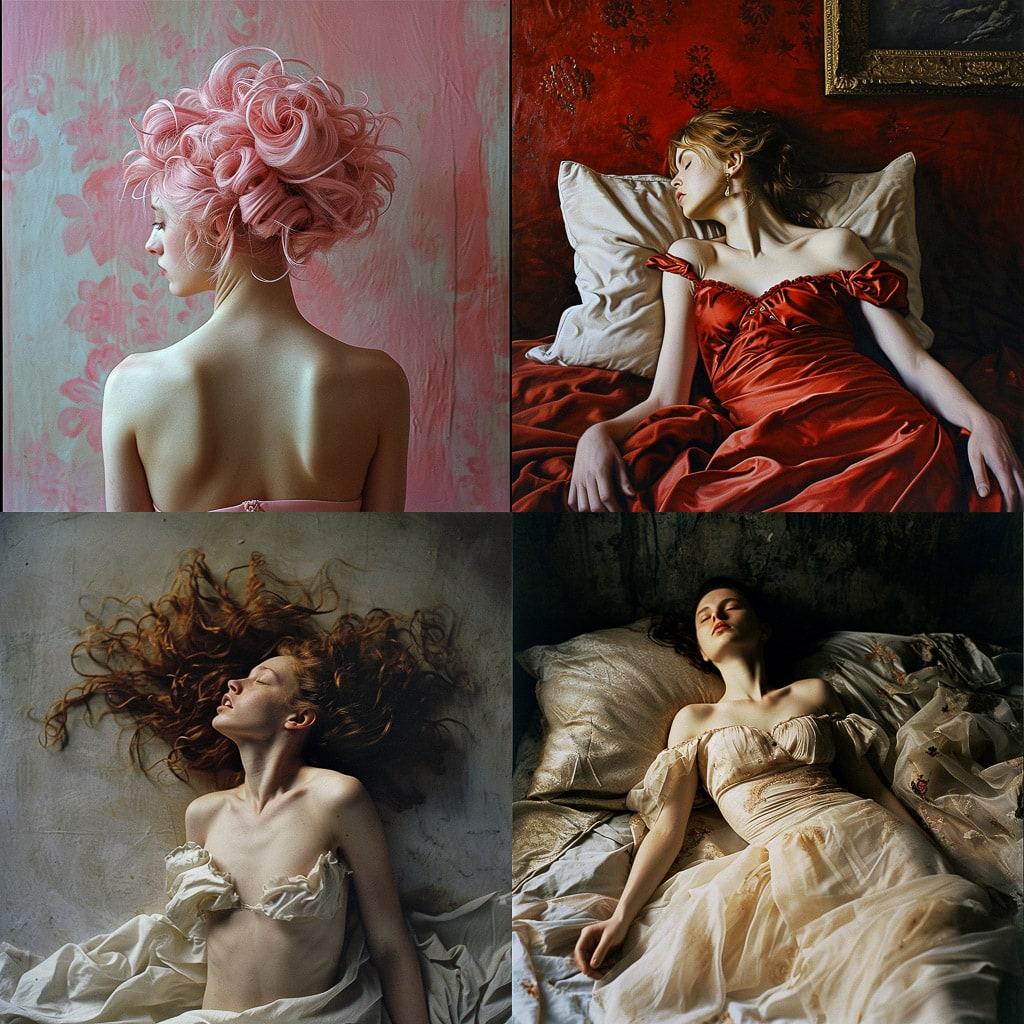 Jo Ann Callis style, Midjourney V6, render 1 of 4