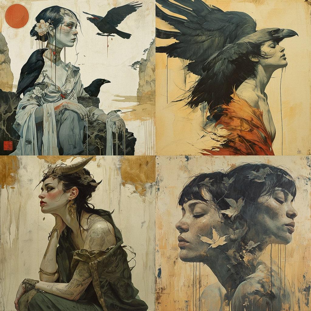 Joao Ruas style, Midjourney V6, render 1 of 4