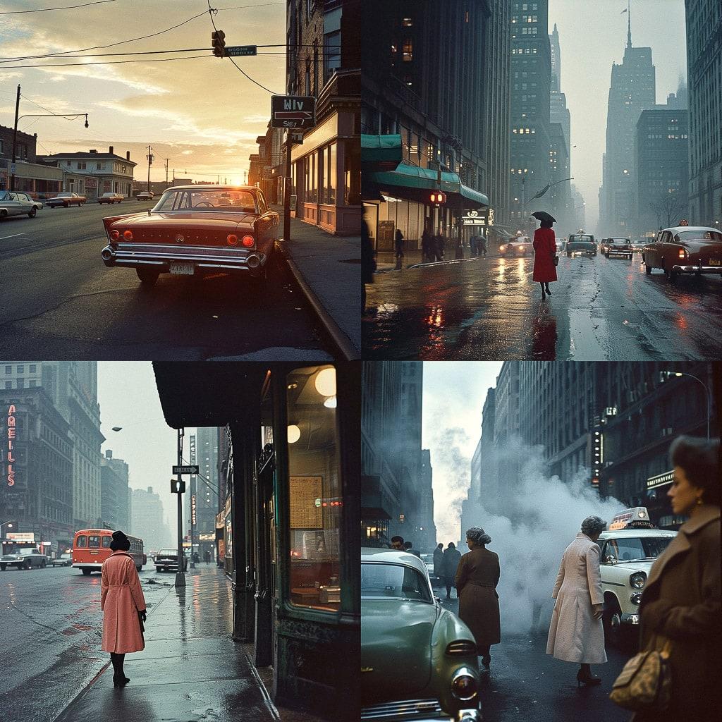 Joel Meyerowitz style, Midjourney V6, render 1 of 4
