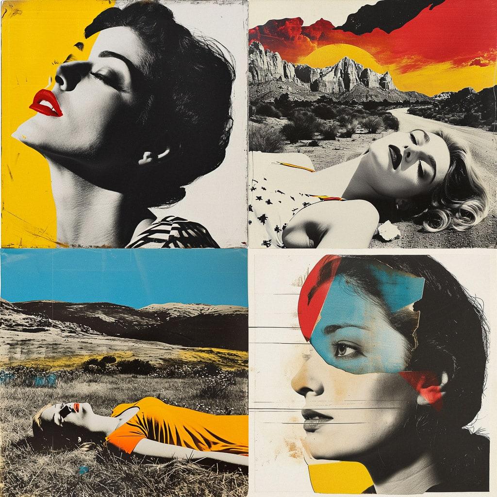 John Baldessari style, Midjourney V6, render 1 of 4