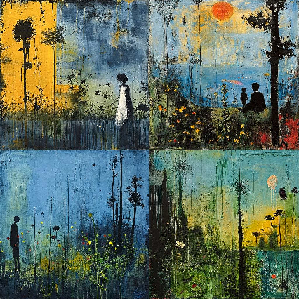 John Lurie style, Midjourney V6, render 1 of 4