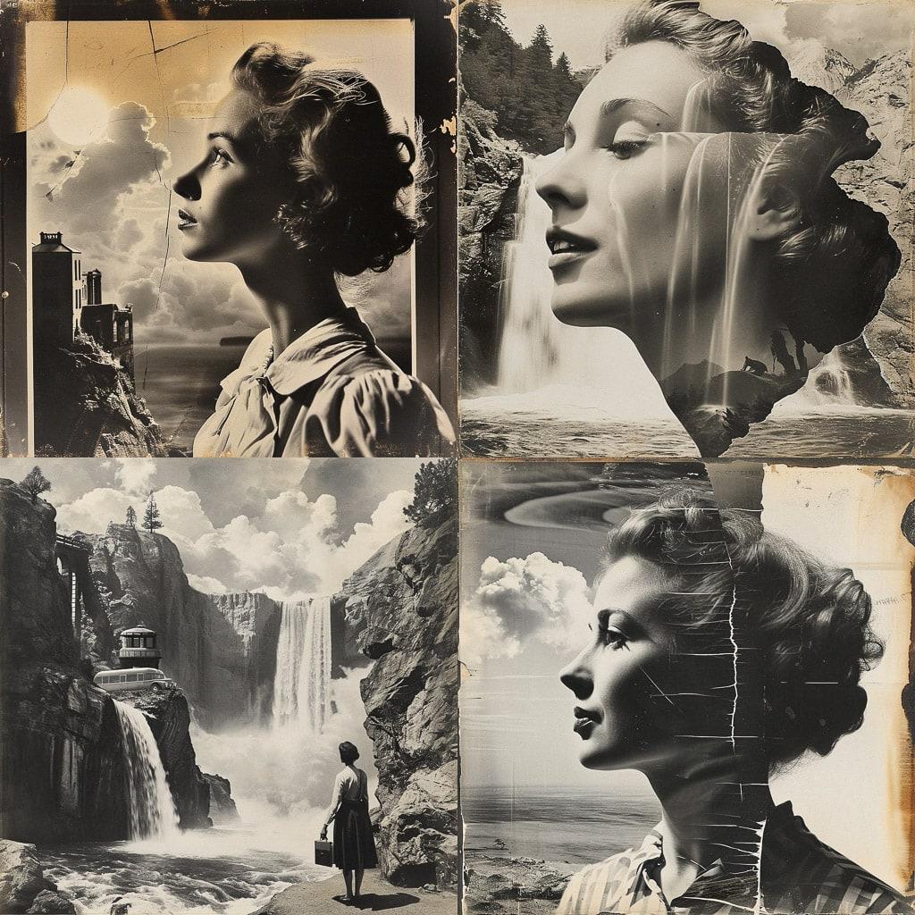 John Stezaker style, Midjourney V6, render 1 of 4