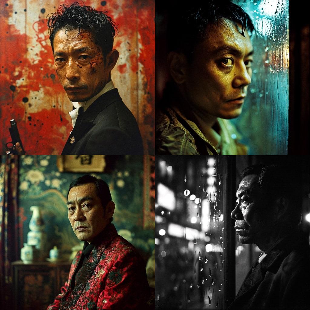 Johnnie To style, Midjourney V6, render 1 of 4