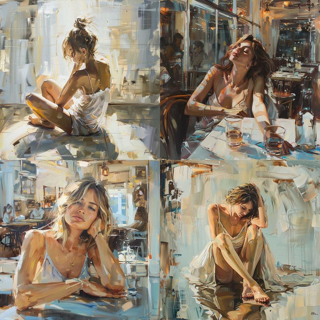 Johnny Morant style, Midjourney V6, render 1 of 4