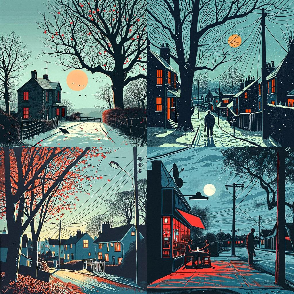 Jon McNaught style, Midjourney V6, render 1 of 4