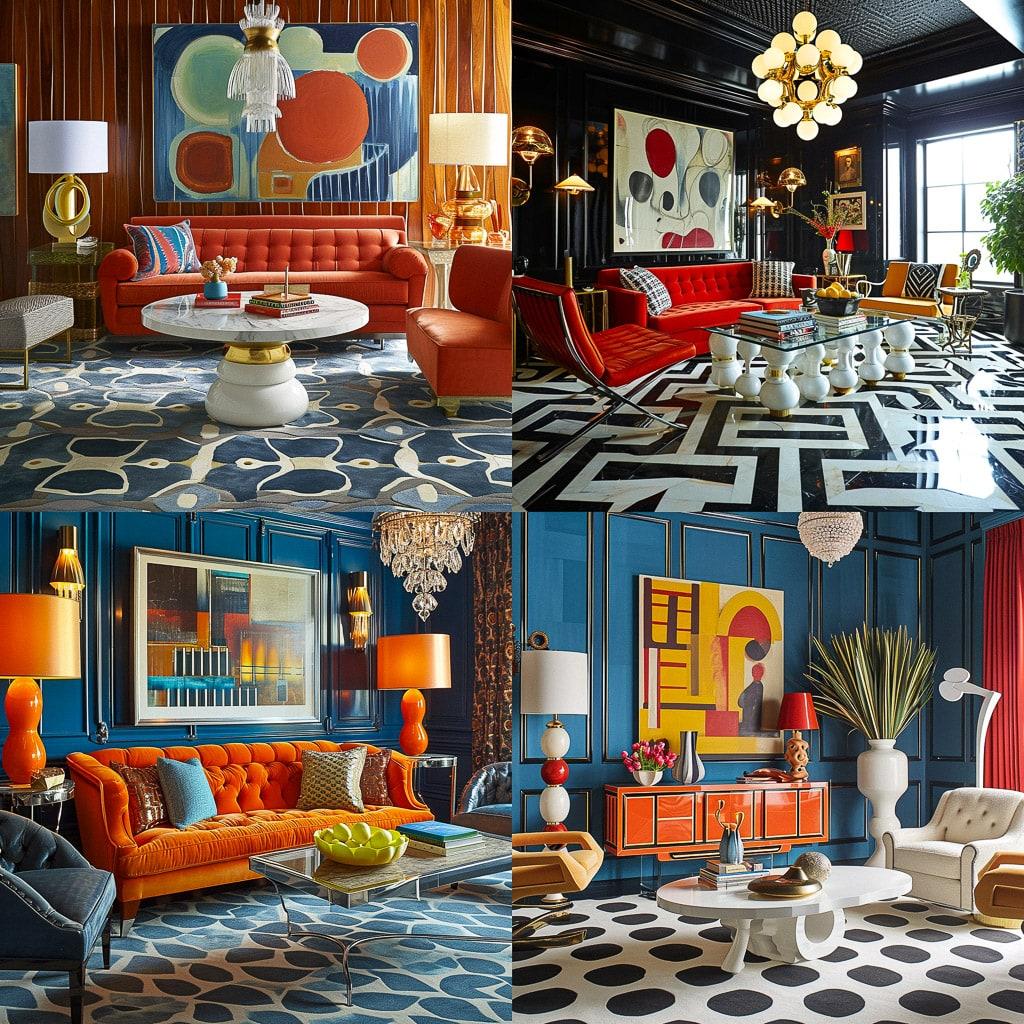Jonathan Adler style, Midjourney V6, render 1 of 4