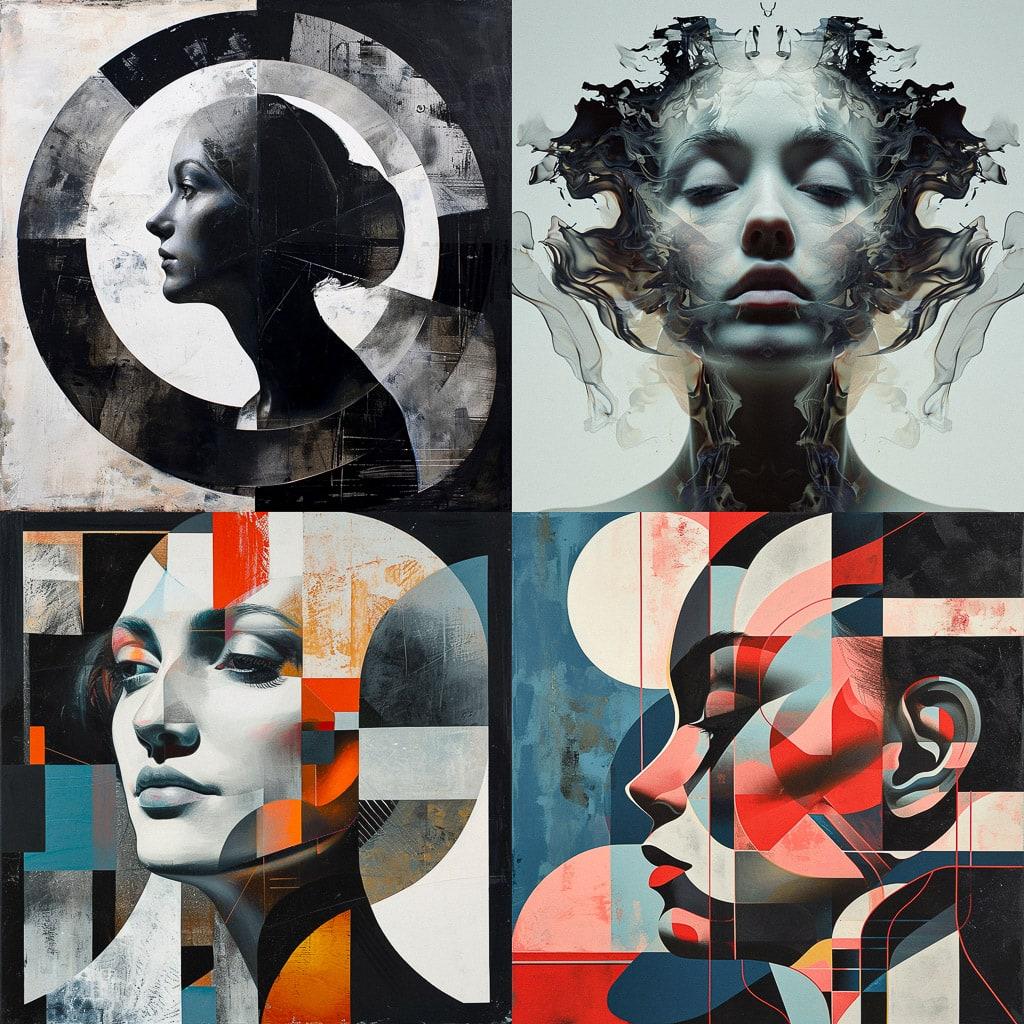 Jonathan Barnbrook style, Midjourney V6, render 1 of 4