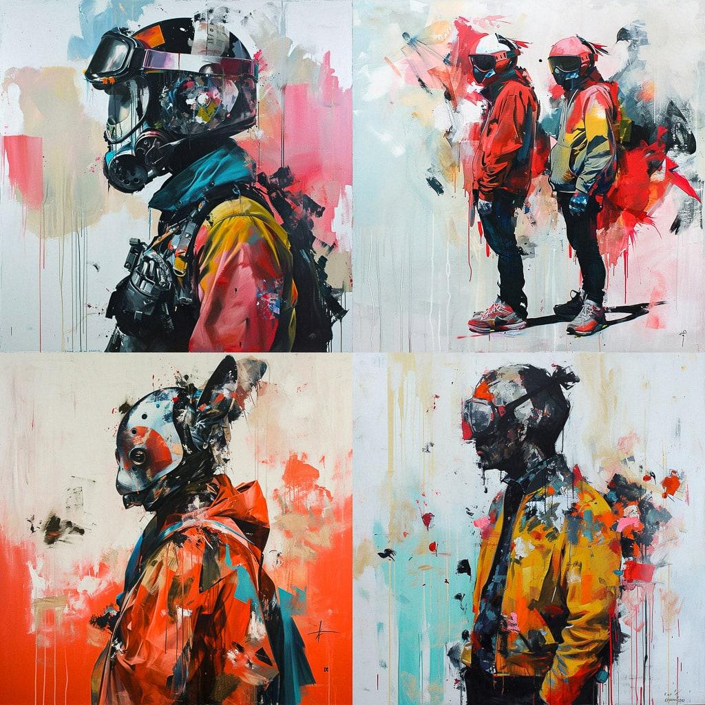 Joram Roukes style, Midjourney V6, render 1 of 4
