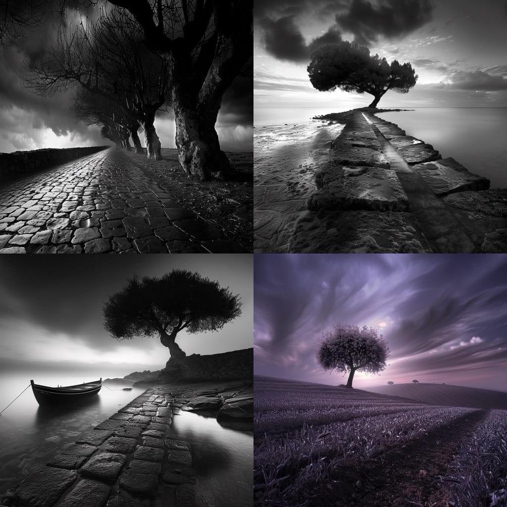 Jorge Maia style, Midjourney V6, render 1 of 4