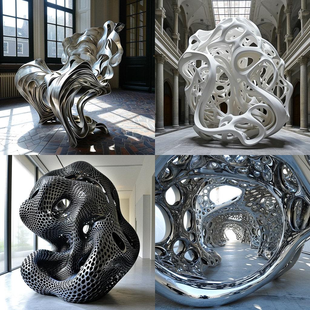 Joris Laarman style, Midjourney V6, render 1 of 4