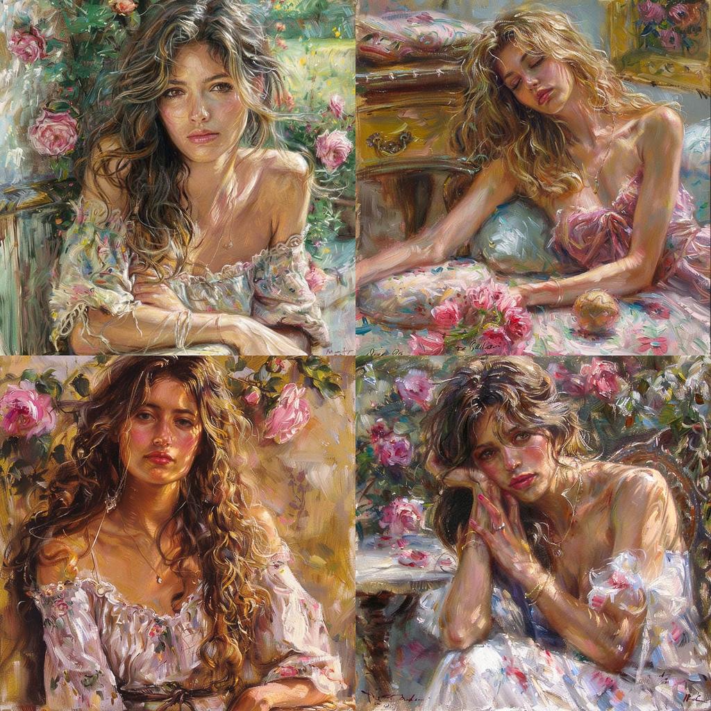 Jose Royo style, Midjourney V6, render 1 of 4
