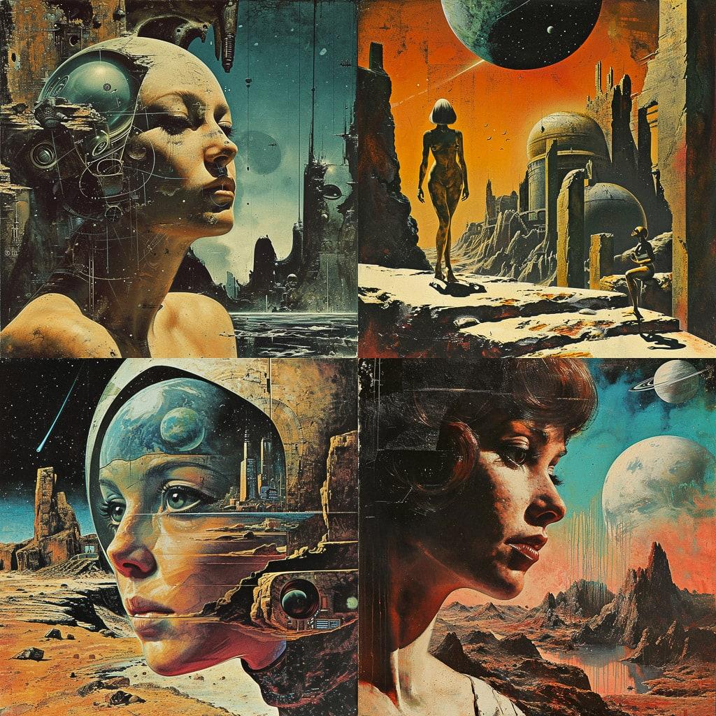Karel Thole style, Midjourney V6, render 1 of 4