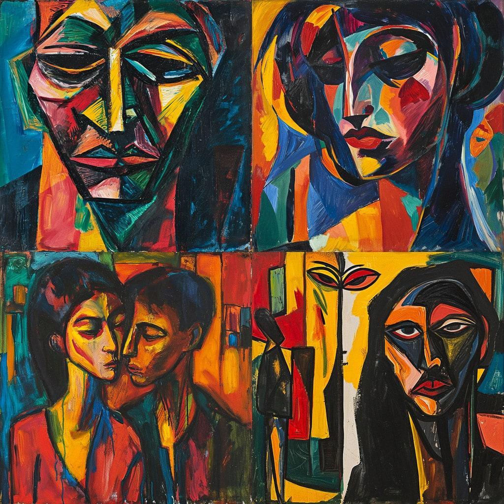 Karl Schmidt-Rottluff style, Midjourney V6, render 1 of 4