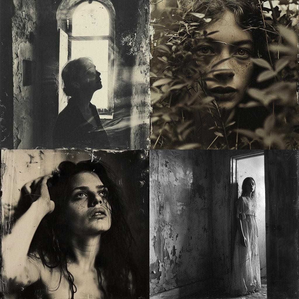 Kati Horna style, Midjourney V6, render 1 of 4