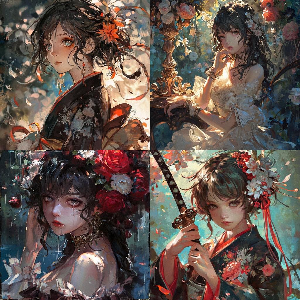 Kawacy style, Midjourney V6, render 1 of 4