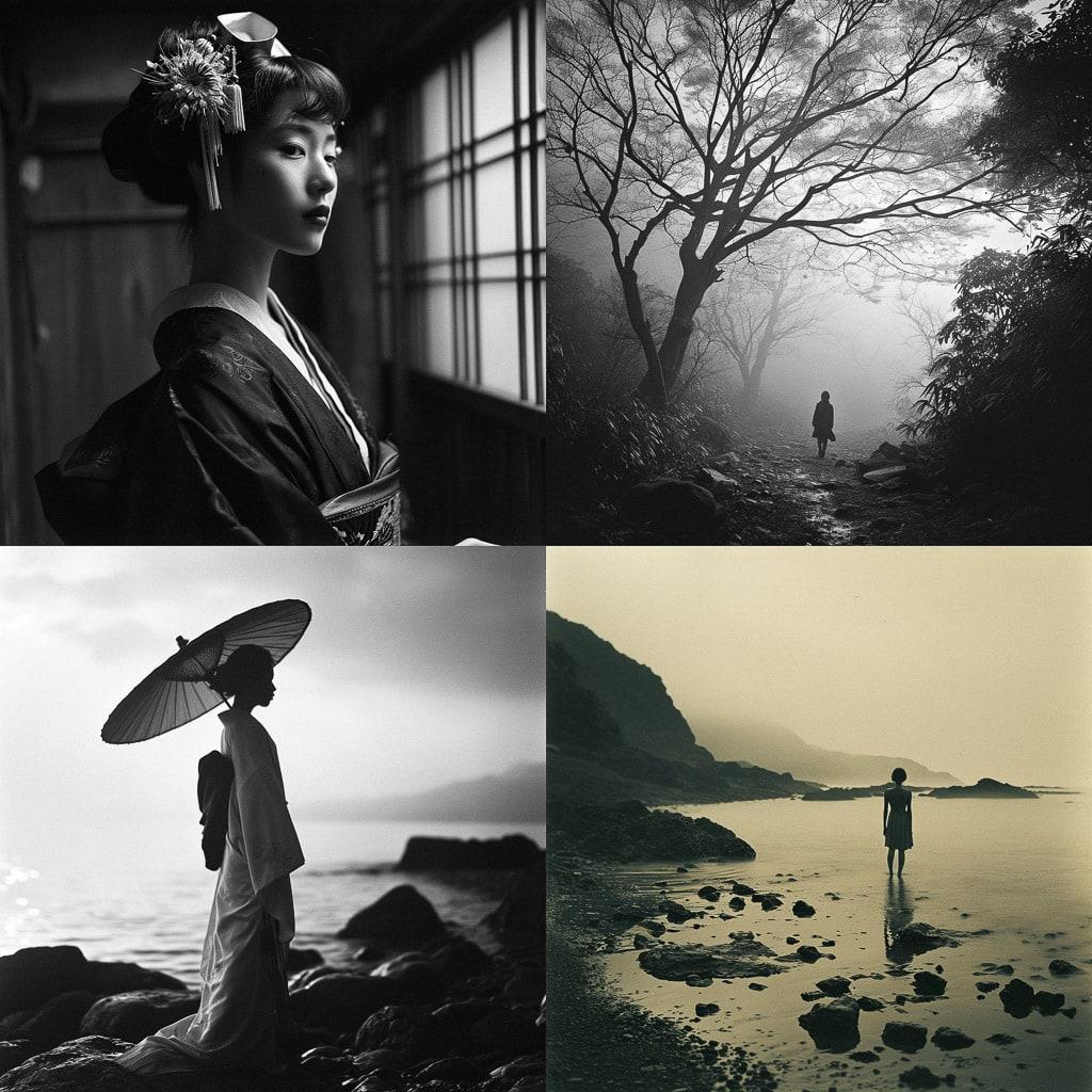 Kenro Izu style, Midjourney V6, render 1 of 4