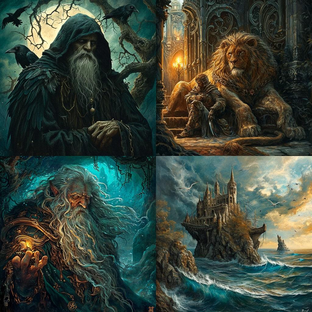 Kerem Beyit style, Midjourney V6, render 1 of 4