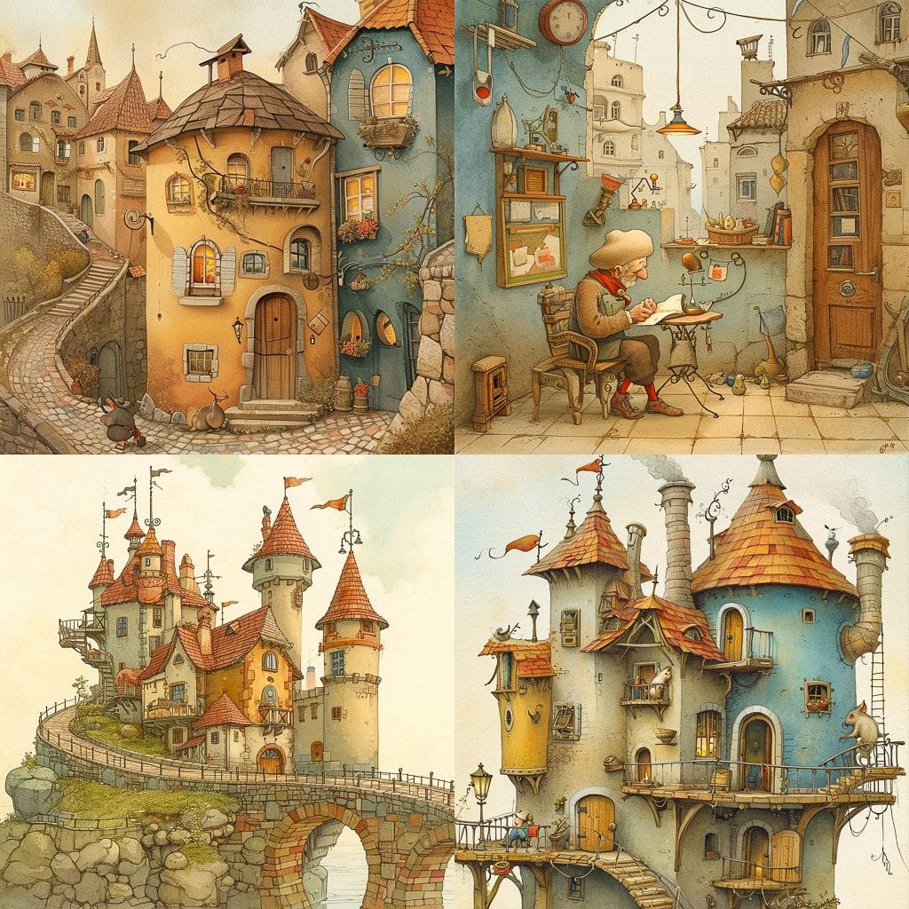 Kestutis Kasparavicius style, Midjourney V6, render 1 of 4