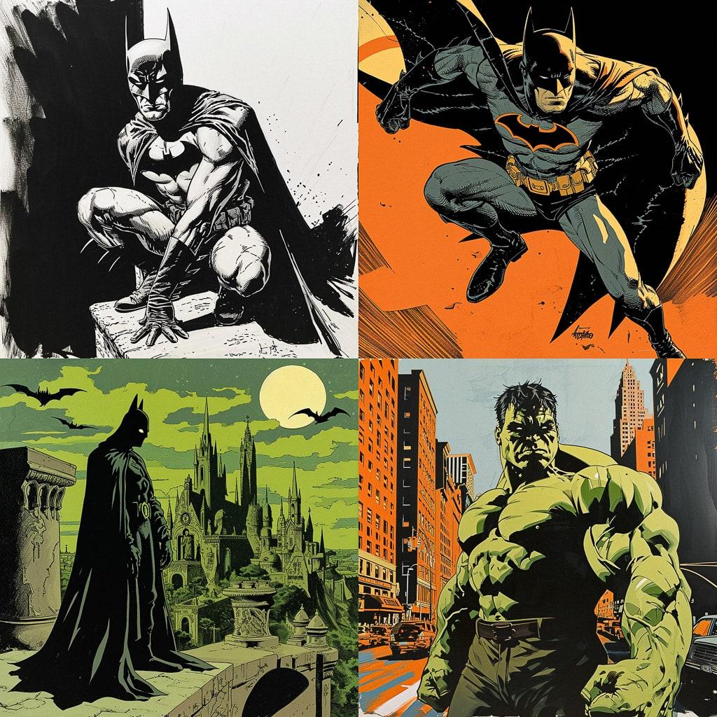 Kevin Nowlan style, Midjourney V6, render 1 of 4