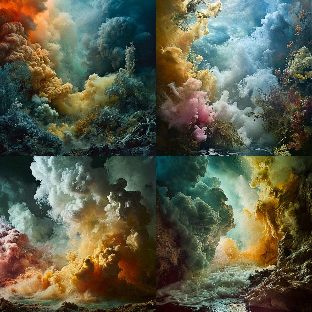 Kim Keever style, Midjourney V6, render 1 of 4