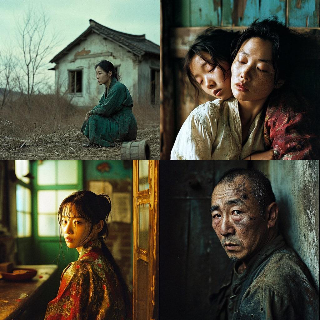 Kim Ki-Duk style, Midjourney V6, render 1 of 4