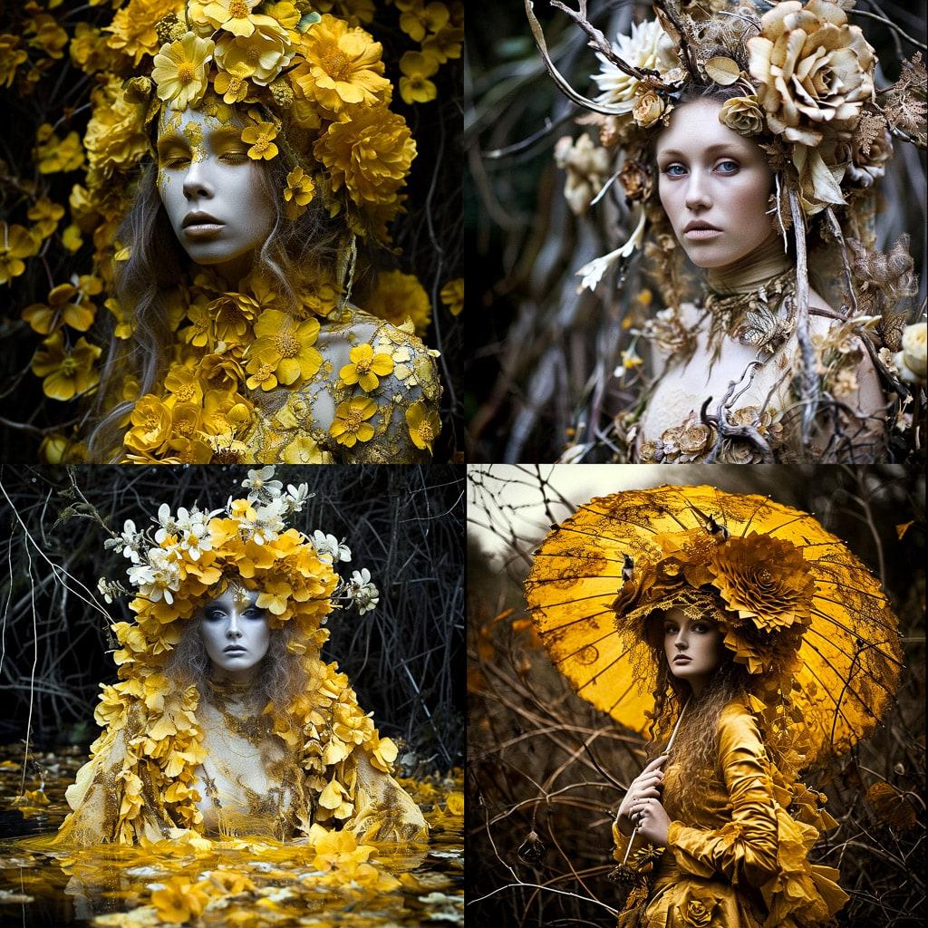 Kirsty Mitchell style, Midjourney V6, render 1 of 4