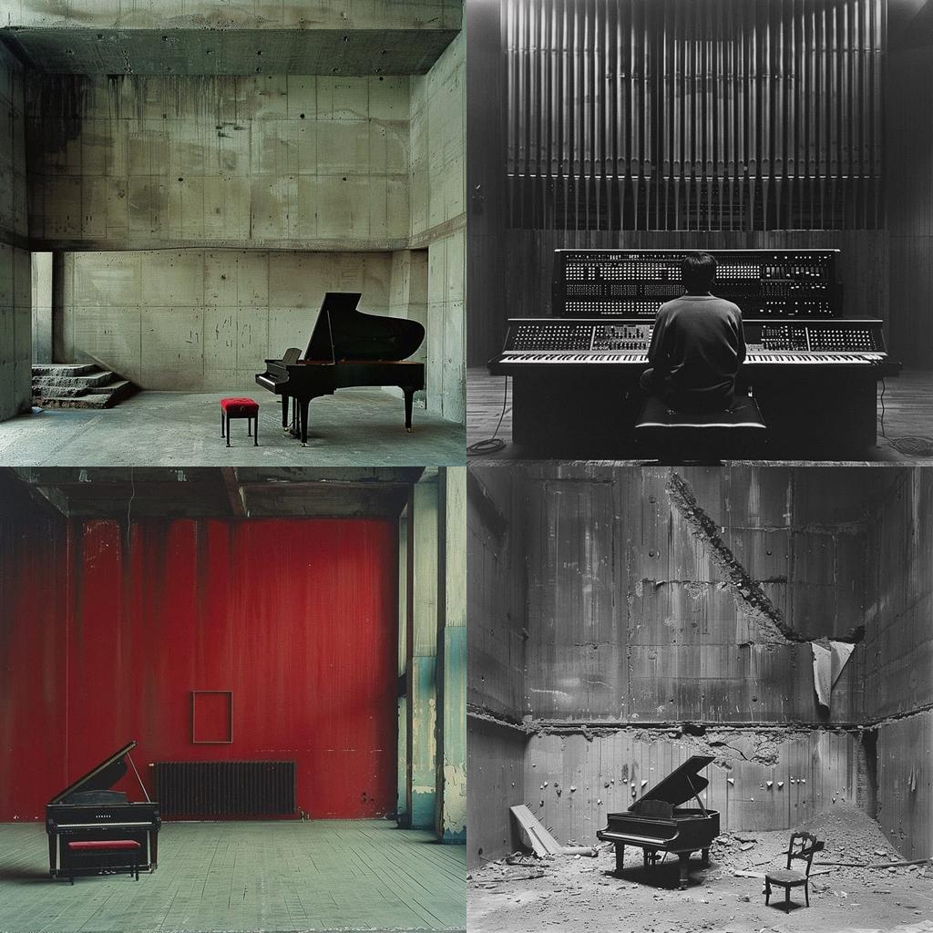 Klaus Frahm style, Midjourney V6, render 1 of 4