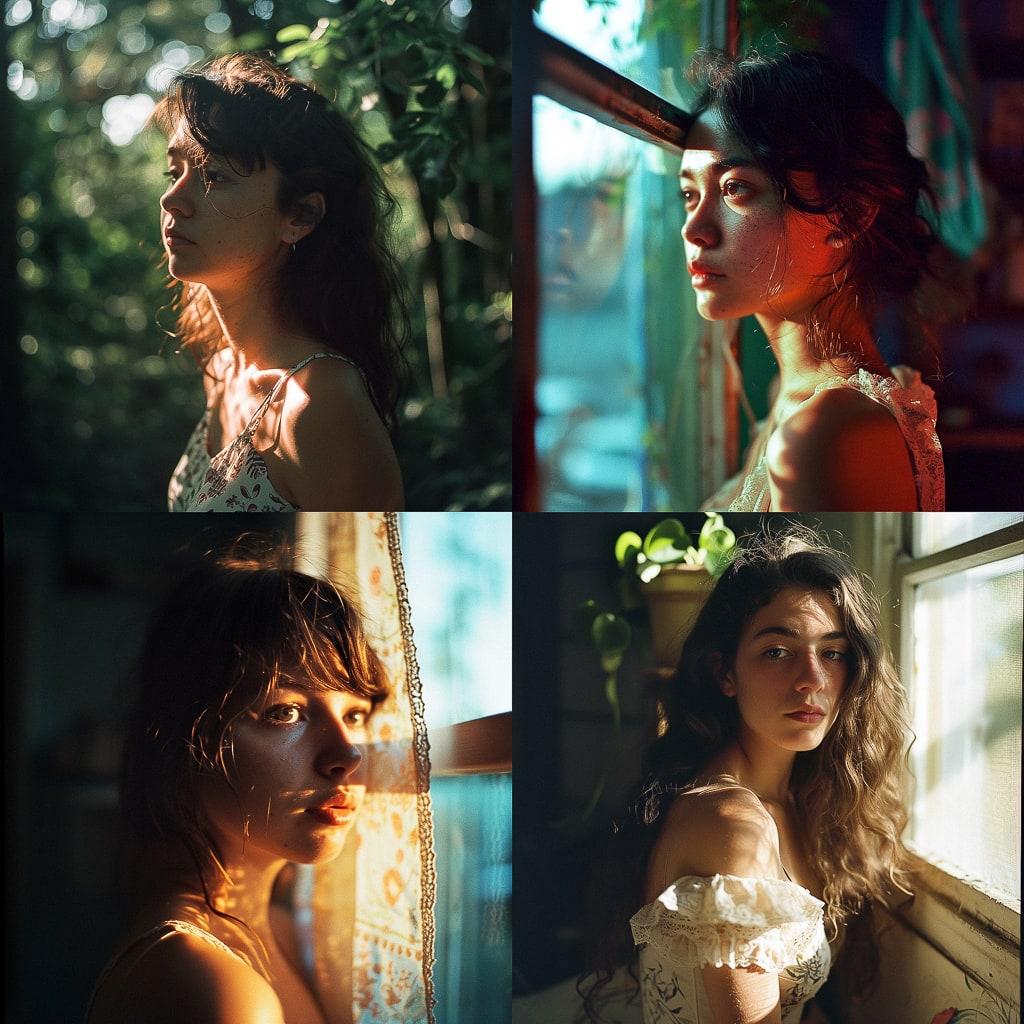 Kodak Portra 160 style, Midjourney V6, render 1 of 4