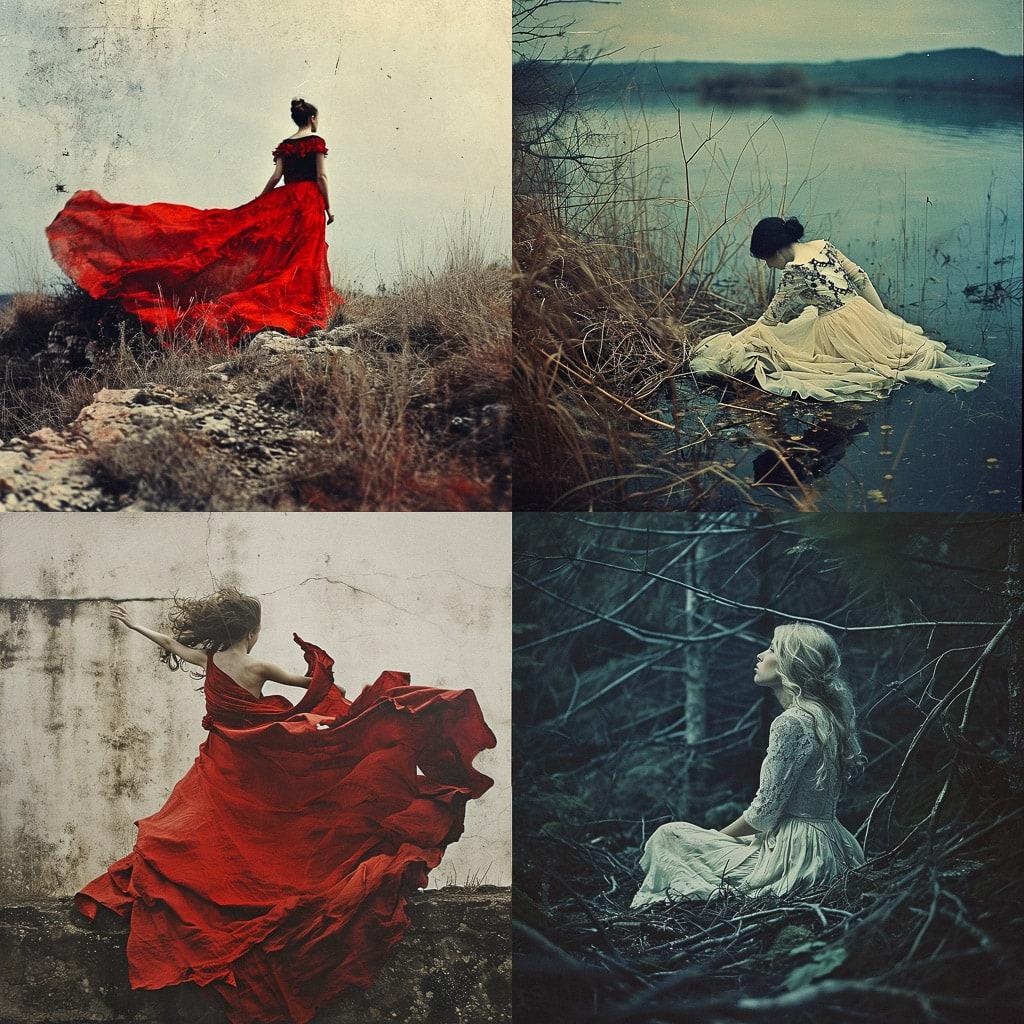 Kylli Sparre style, Midjourney V6, render 1 of 4