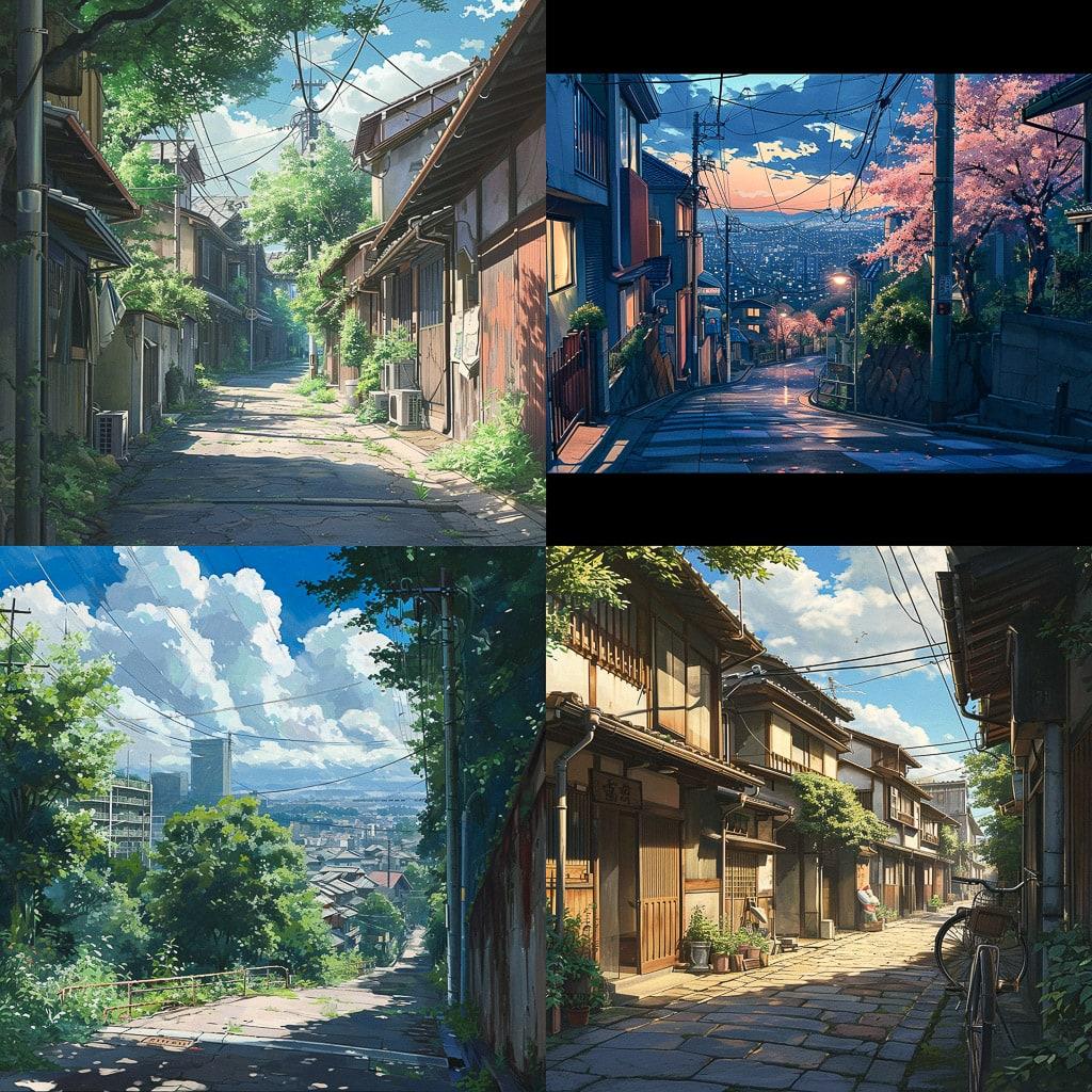Kyoto Animation studio style, Midjourney V6, render 1 of 4