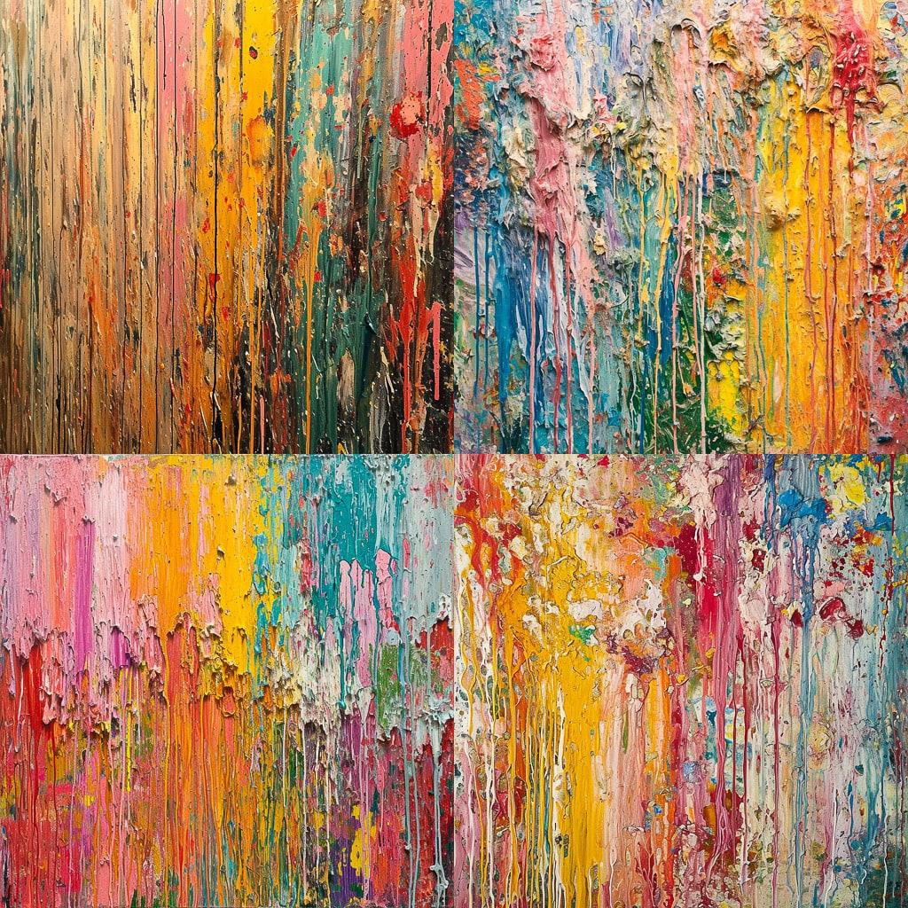 Larry Poons style, Midjourney V6, render 1 of 4