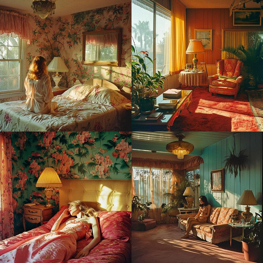 Larry Sultan style, Midjourney V6, render 1 of 4