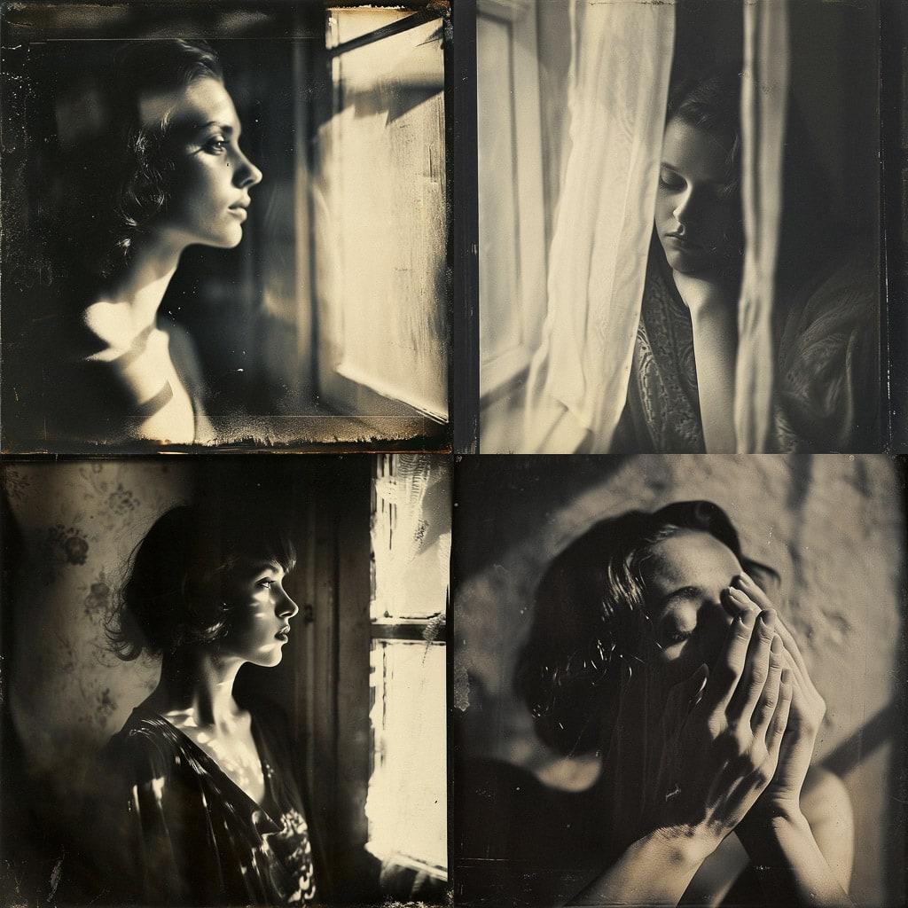 Laure Albin Guillot style, Midjourney V6, render 1 of 4