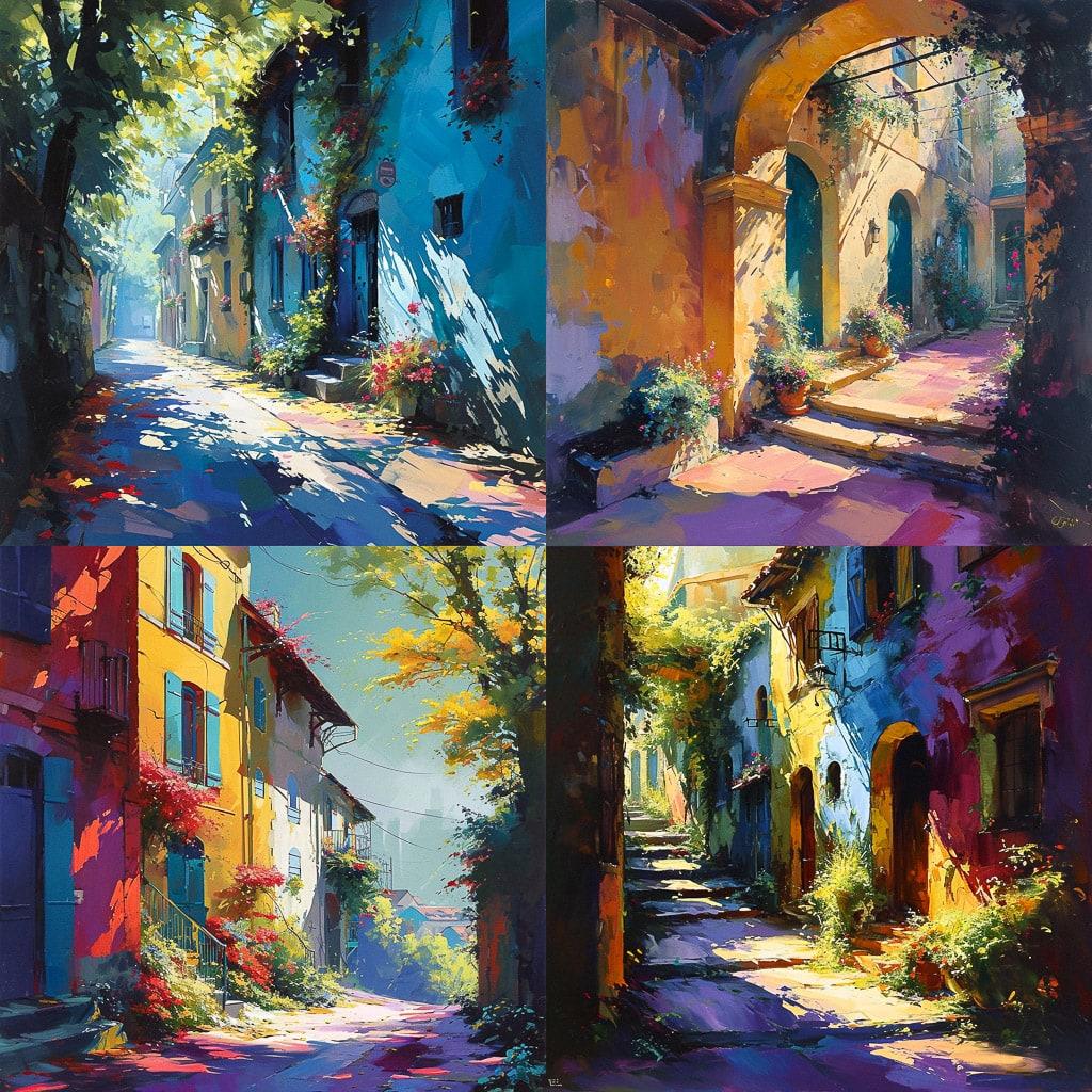Laurent Parcelier style, Midjourney V6, render 1 of 4