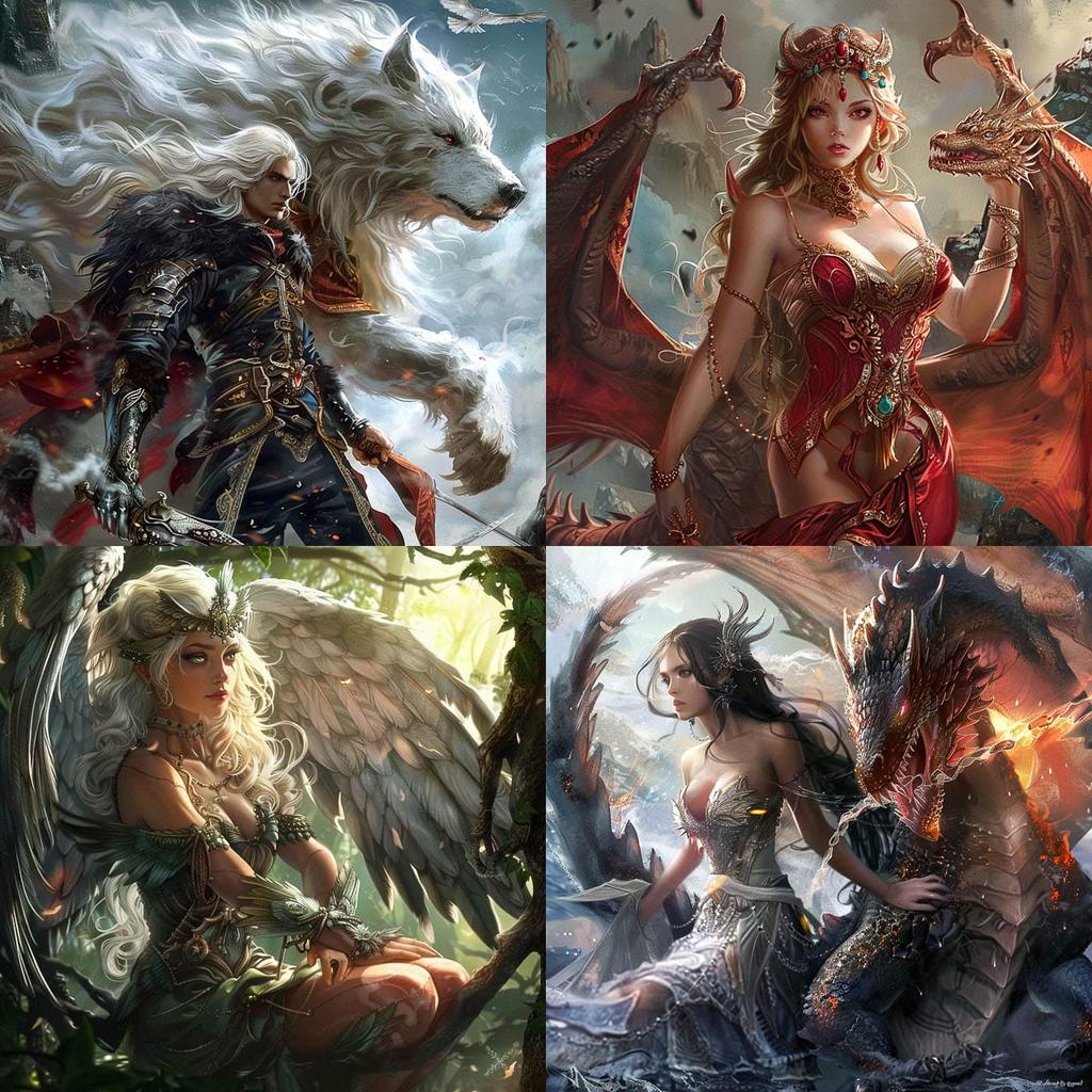 Legend of the Cryptids style, Midjourney V6, render 1 of 4