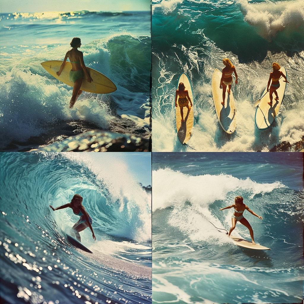 LeRoy Grannis style, Midjourney V6, render 1 of 4