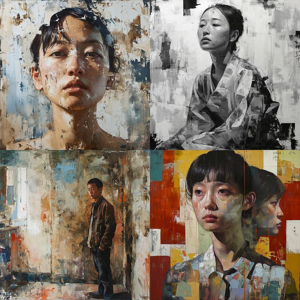Liu Wei style, Midjourney V6, render 1 of 4