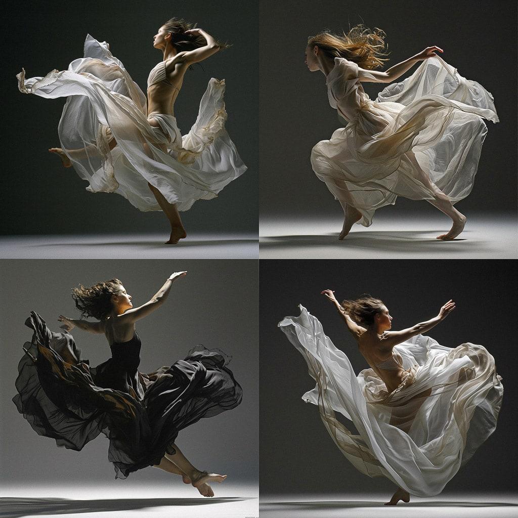 Lois Greenfield style, Midjourney V6, render 1 of 4