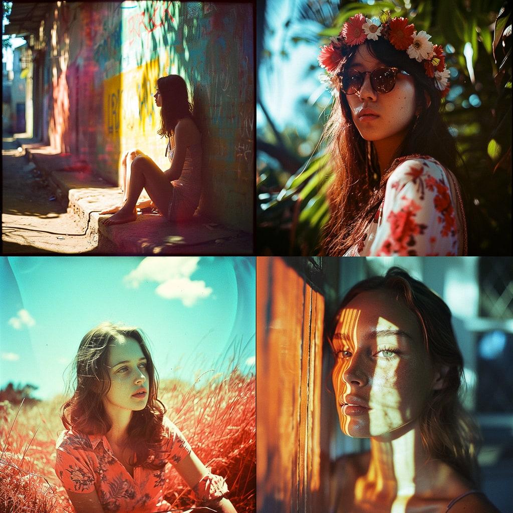 Lomography Color 100 style, Midjourney V6, render 1 of 4