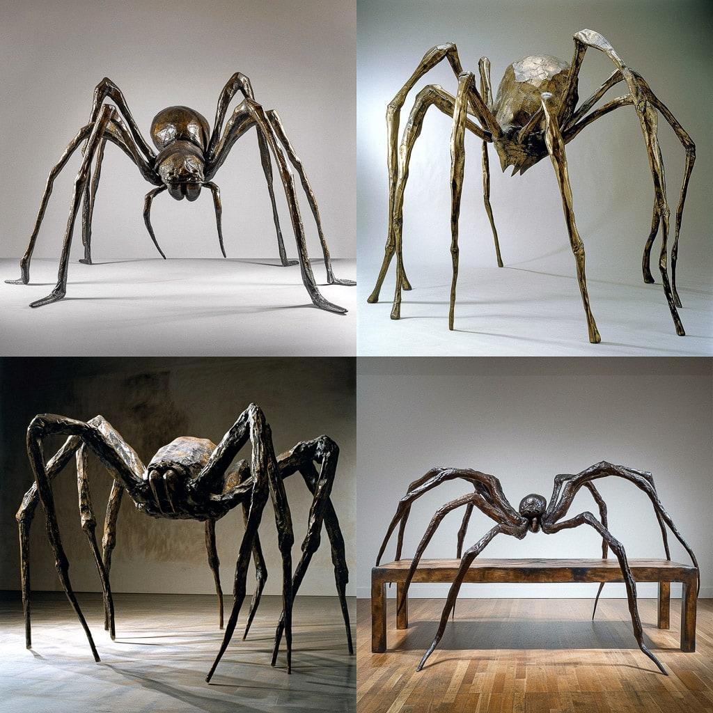 Louise Bourgeois style, Midjourney V6, render 1 of 4