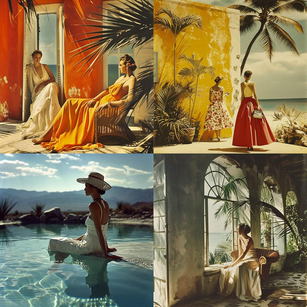 Louise Dahl-Wolfe style, Midjourney V6, render 1 of 4
