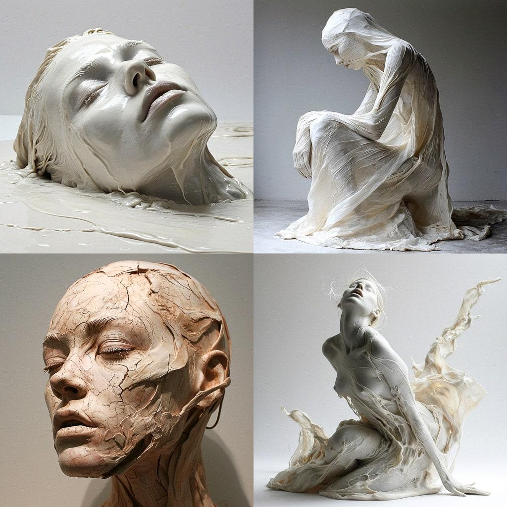 Lucy Glendinning style, Midjourney V6, render 1 of 4