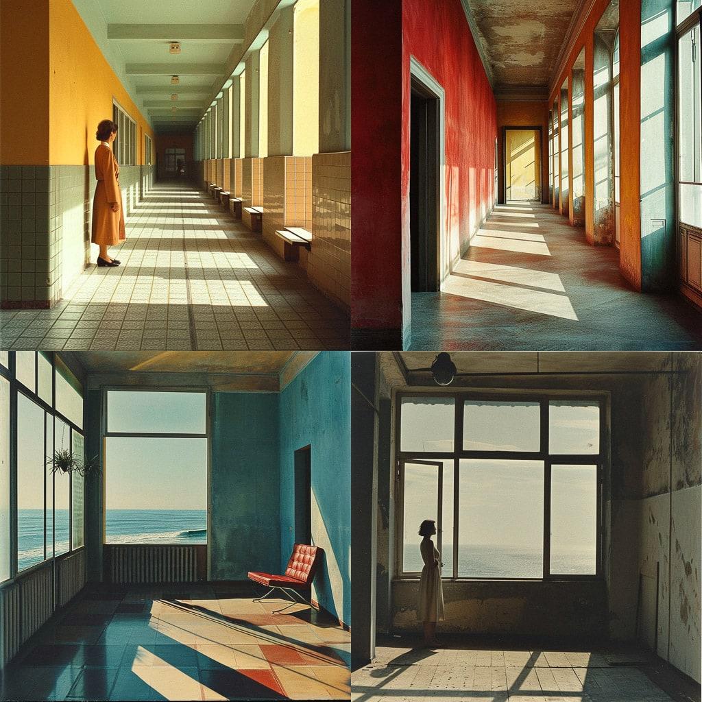 Luigi Ghirri style, Midjourney V6, render 1 of 4