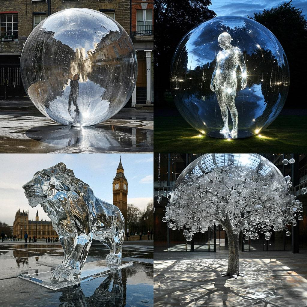 Luke Jerram style, Midjourney V6, render 1 of 4