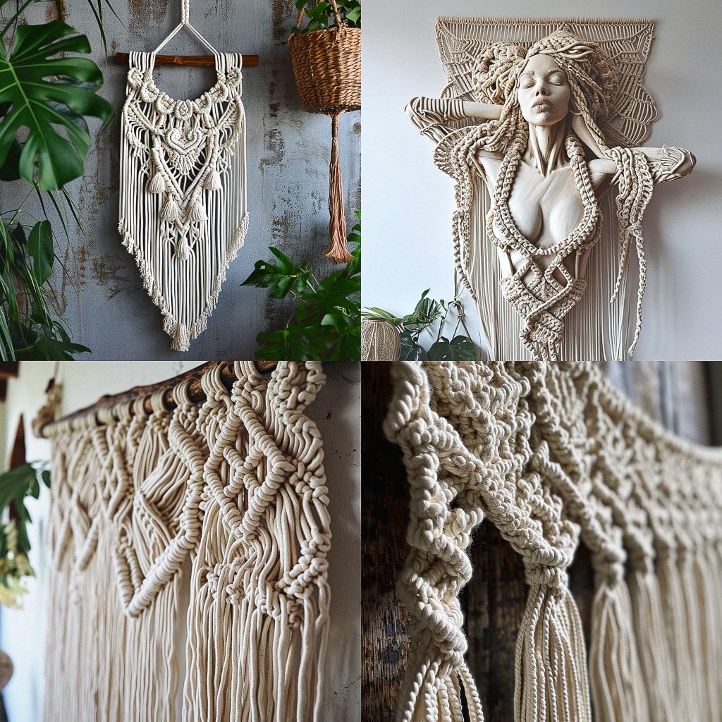 Macrame style, Midjourney V6, render 1 of 4
