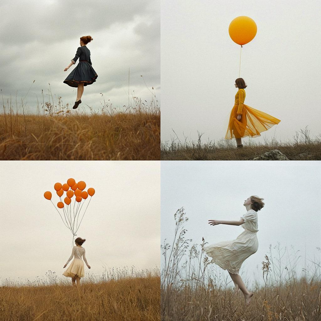 Maia Flore style, Midjourney V6, render 1 of 4